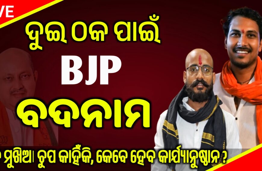 ଏମାନେ କାହିଁକି BJP କୁ ବଦନାମ କରୁଛନ୍ତି : କେବେ…